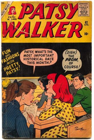 Patsy Walker #82 1959- Marvel Silver Age- Hartley cover- Paper Dolls G/VG in Saudi Arabia