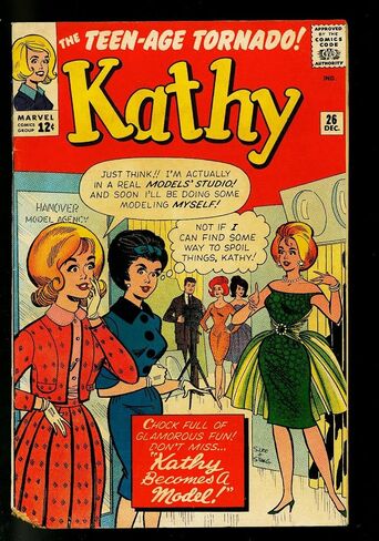 Kathy Comics #26 1963- Millie the Model- Paper Dolls- G- in Saudi Arabia