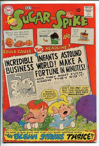 شوجر آند سبايك #76-1968-DC-شيلدون ماير ART-PAPER DOLLS-vg in Saudi Arabia