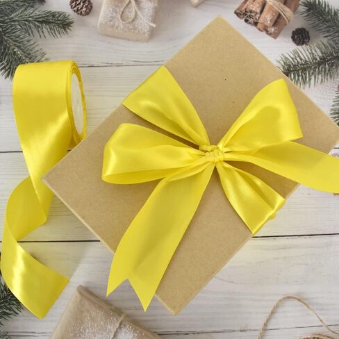 TONIFUL Satin Ribbons White 3 Inch 25 Yard for Gift Wrapping and Crafts in Kuwait