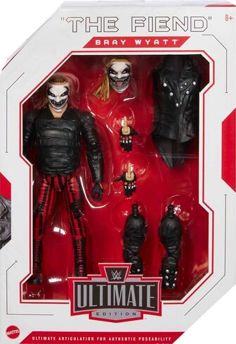 مجسم شخصية هالك هوجان من WWE Ultimate Edition، مقاس 6 بوصات مع رؤوس قابلة للتبديل، وأيدي قابلة للتبديل، وبطولة WWE للأعمار من 8 سنوات فما فوق in Kuwait