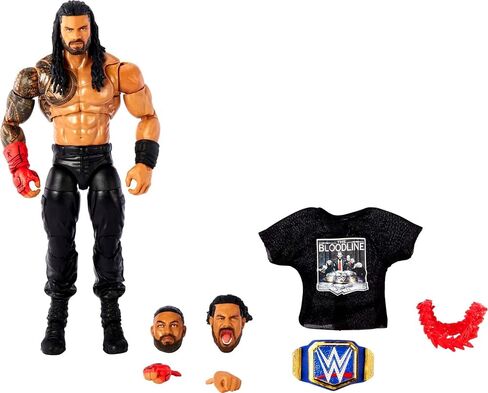 مجسم شخصية هالك هوجان من WWE Ultimate Edition، مقاس 6 بوصات مع رؤوس قابلة للتبديل، وأيدي قابلة للتبديل، وبطولة WWE للأعمار من 8 سنوات فما فوق in Kuwait