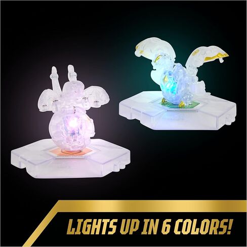 Bakugan Evolutions, Bakugan Genesis Collection Pack, 2 Light Up Action Figures, 4 Exclusive Bakugan, 2 Nanogan, 8 Bakugan Cards and 4 BakuCores, Kids Toys for Boys Ages 6 and Up in Saudi Arabia
