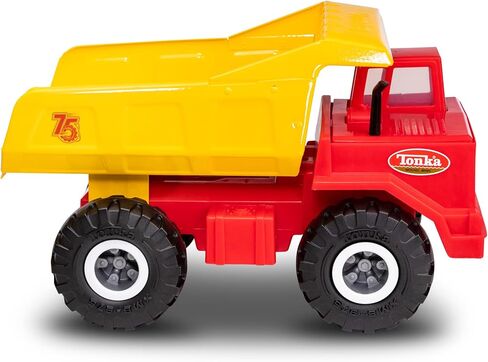 تونكا - ستيل كلاسيكس، شاحنة قلابة مايتي التذكارية لعام 1968، الذكرى السنوية 75 - حصريًا لأمازون - تغليف خالٍ من الإحباط (FFP)، للأطفال للجنسين in Kuwait