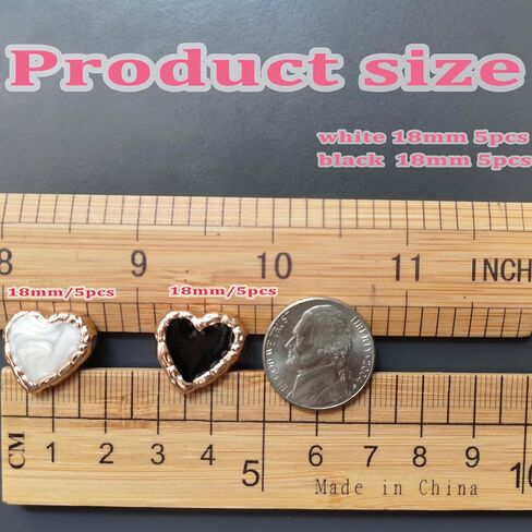 18mm/0.71inch 10pieces Light Luxury Metal Hand Sewn Foot Button Shirt Button Sweater Cardigan Knit Button Multiple Styles Available (Edging Buckle) in Kuwait