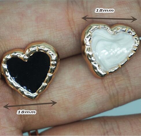 18mm/0.71inch 10pieces Light Luxury Metal Hand Sewn Foot Button Shirt Button Sweater Cardigan Knit Button Multiple Styles Available (Edging Buckle) in Kuwait