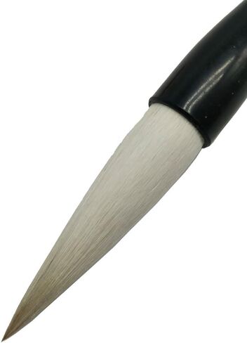 Easyou Hu Chinese Brush for Calligraphy(Running Script) and Sumi Drawing(Flower, Peony) Jianhao(Goat Hair Mixed with Little Wolf) 3pcs/pack(Size:Larger+Medium+Small) jjtb in Kuwait