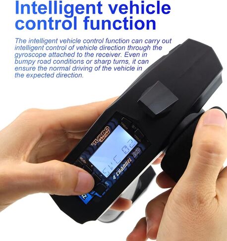 Turbo P32 2.4G 4CH Radio Transmitter Remote Controller LCD Display with RC RX41 Receiver for Crawler, Truck, Car, Boat - DiamondHobby in Saudi Arabia