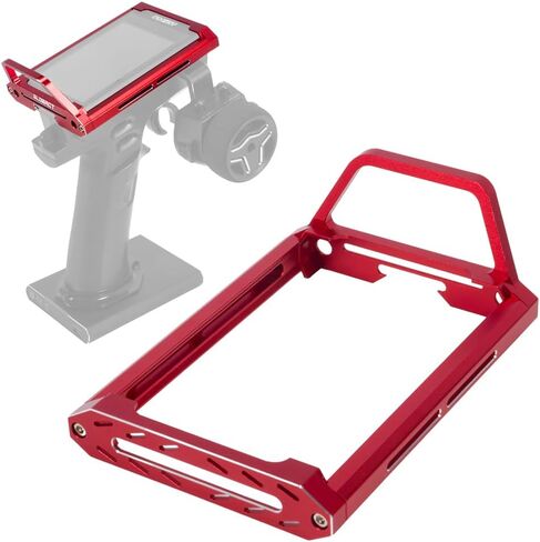 EPINON سبائك الألومنيوم راديو الارسال حامي الإطار RC سيارة الارسال لFlysky نوبل NB4 برو NB4 لايت NB4 ترقية الملحقات (الأحمر) in Kuwait