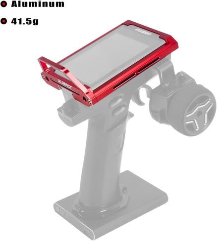 EPINON سبائك الألومنيوم راديو الارسال حامي الإطار RC سيارة الارسال لFlysky نوبل NB4 برو NB4 لايت NB4 ترقية الملحقات (الأحمر) in Kuwait