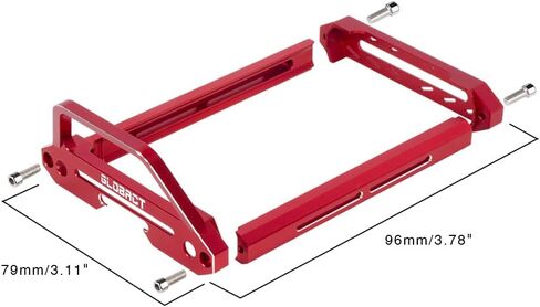 EPINON سبائك الألومنيوم راديو الارسال حامي الإطار RC سيارة الارسال لFlysky نوبل NB4 برو NB4 لايت NB4 ترقية الملحقات (الأحمر) in Kuwait