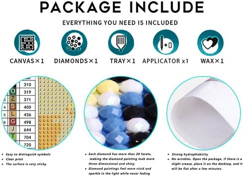 DoMyArt Diamond Painting Kits for Adults, Paint with 5D Crystal Diamonds Art with Accessories Tools(Canvas 15.7 x 11.8 inch) (Christmas Snowman) in Kuwait