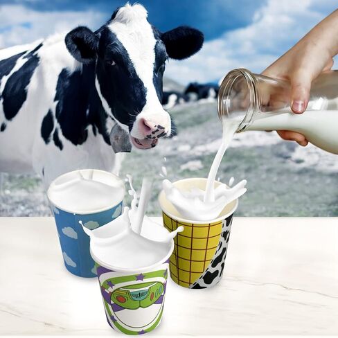 30 قطعة من الاكواب الورقية لحفلات اعياد الميلاد المستوحاة من توي ستوري سعة 9 اونصة، لعبة مستوحاة من القصة، لوازم حفلات اعياد الميلاد للاطفال، لوازم حفلات اعياد الميلاد in Kuwait