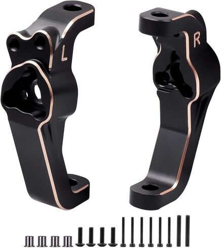 HobbyPark Heavy Duty Brass Caster Blocks C-hubs Carriers for Redcat Gen 8 Scout II Upgrades Axe V2 & V1 Replacement Parts of RER11820 in Saudi Arabia