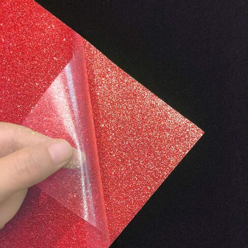 Red Glitter HTV Heat Transfer Vinyl for T-Shirt in Kuwait