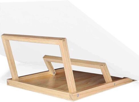 LAVIEVERT Jigsaw Puzzle Easel Bracket, Wooden Puzzle Holder Stand with 2 Adjustable Tilt Angles for 1000 / 1500 Pieces Puzzle Board - Comes with No Puzzle Board in Kuwait