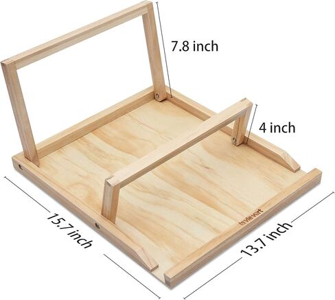 LAVIEVERT Jigsaw Puzzle Easel Bracket, Wooden Puzzle Holder Stand with 2 Adjustable Tilt Angles for 1000 / 1500 Pieces Puzzle Board - Comes with No Puzzle Board in Kuwait