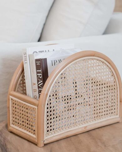 KOLWOVEN 36" Width Natural Rattan Webbing for Caning Projects | Pre - Woven Open Mesh Cane - Cane Webbing Sheet- Natural Rattan Cane Webbing roll (3 FEET) in Kuwait