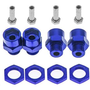 12mm to 17mm Wheel Hex Hub Adapter Extension Conversion for 1/10 RC Car and Upgrade 1/8 Tires
