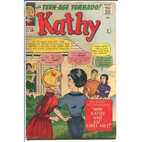 كاثي #27 1966-1ST اجتماع كاثي وليز-دمى ورقية VG/F in Kuwait