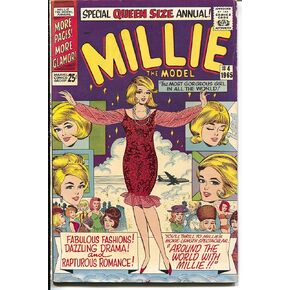 Millie The Model Annual #4 1965-Marvel=paper dolls-coloring page-fashion-VG+ in Kuwait