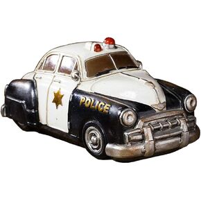 Colias Wing Home Decor Retro Police Car Coin Bank Money Saving Bank Piggy Bank