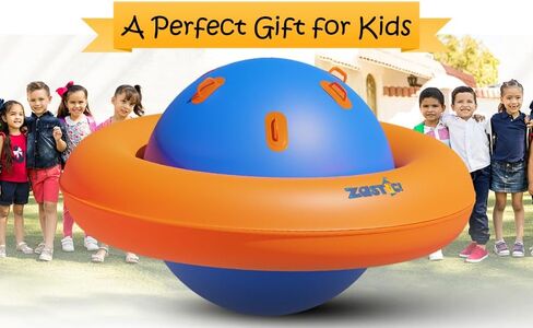 قبة هزازة روك إت عملاقة قابلة للنفخ بطول 8 أقدام مع مضخة كهربائية - 88 بوصة طول × 88 بوصة عرض × 43.75 بوصة ارتفاع - حارس هزاز على شكل قبة توازن قابل للنفخ - حارس هزاز عملاق قابل للنفخ في الفناء الخلفي على شكل قبة in Kuwait