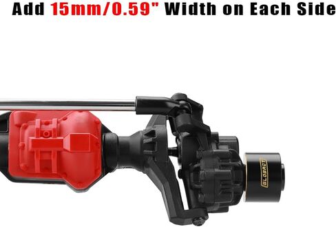 أوزان نحاسية من GLOBACT 12 مم محور سداسي ممتد محاور 78 جرام موازنة لـ 1/10 Trx4 Trx6 محوري SCX10 II III Redcat GEN7 GEN8 1.9 بوصة 2.2 بوصة أجزاء ترقية إطارات العجلات (4 قطع 9 مم) in Kuwait