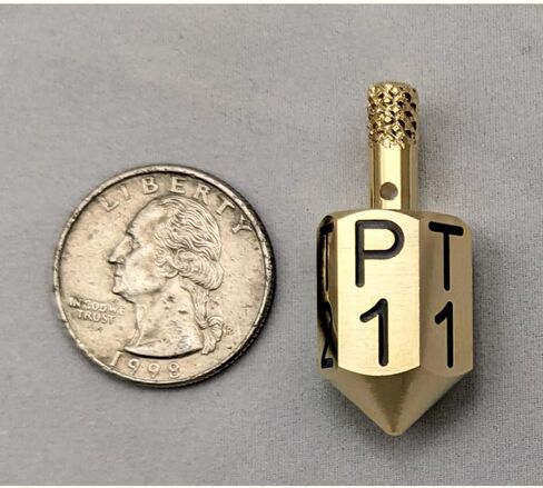 LEGENDARY-YES Put and Take Spinner - لعبة نرد دوارة من النحاس الصلب للعبة فرصة المقامرة من النوع العلوي من نوع النرد طلاء فضي in Kuwait