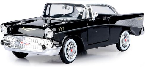 سيارة شيفروليه بيل اير 1957، اسود - موتور ماكس Premium American 73228 - 124 نموذج سيارة مصبوبة in Saudi Arabia