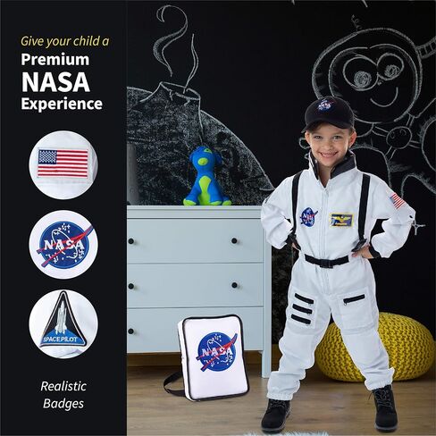 Born Toys 6-in-1 Kids' Dress Up & Pretend Play - Kids Costumes for Boys & Girls Ages 3-7 Washable Toddler Dress up Clothes w/Storage Box in Saudi Arabia