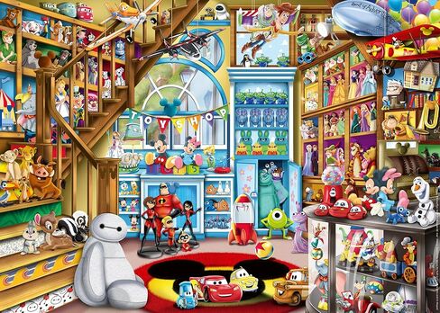Ravensburger Disney-Pixar: متجر الألعاب 1000 قطعة أحجية الصور المقطوعة للبالغين - 16734 - كل قطعة فريدة من نوعها، تقنية Softclick تعني أن القطع تتناسب معًا بشكل مثالي in Kuwait