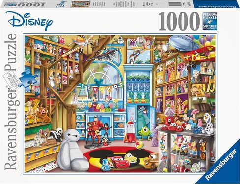 Ravensburger Disney-Pixar: متجر الألعاب 1000 قطعة أحجية الصور المقطوعة للبالغين - 16734 - كل قطعة فريدة من نوعها، تقنية Softclick تعني أن القطع تتناسب معًا بشكل مثالي in Kuwait