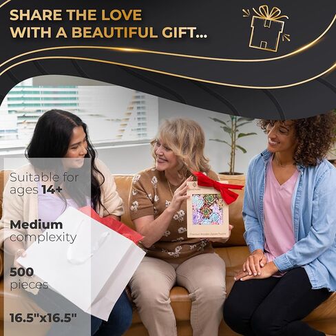 ZenChalet - Guitar Shaped Jigsaw Puzzles 500 Pieces - Inspiring Wood Cut Puzzles, Great for Gifts or Family Night - Unique Music Theme Brain Teaser - Rompecabezas para Adultos in Kuwait