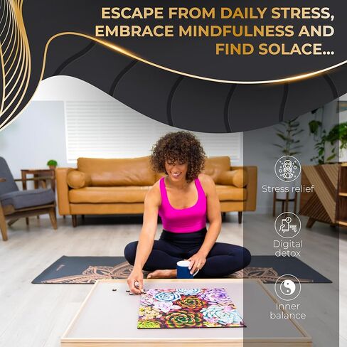 ZenChalet - Guitar Shaped Jigsaw Puzzles 500 Pieces - Inspiring Wood Cut Puzzles, Great for Gifts or Family Night - Unique Music Theme Brain Teaser - Rompecabezas para Adultos in Kuwait