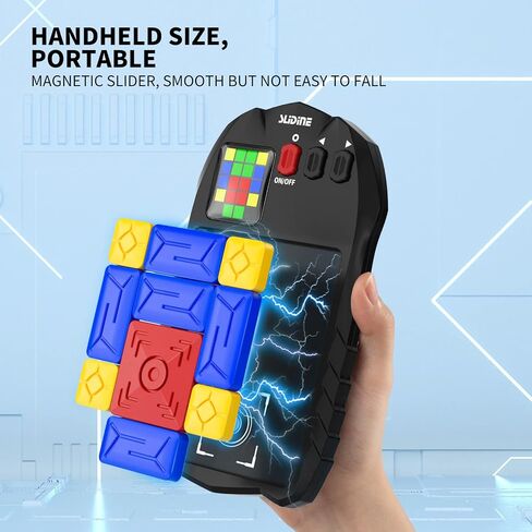 TEMI Super Slide Games Sliding Block Puzzle 500+ Level Slide Puzzle Game Travel Fidget Toys Handheld Games Console STEM Learning Games Brain Teaser Puzzles for All Ages in Saudi Arabia