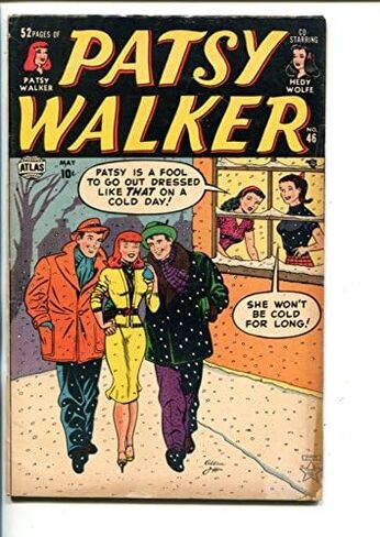 PATSY WALKER #46-1953-HEDY WOLF-AL JAFFEE COVER-PAPER DOLLS-vg in Saudi Arabia