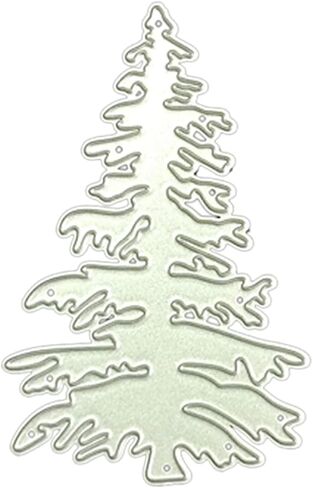 Light Green Christmas Tree Metal Cutting Dies Scrapbooking Stencil Die Cuts Card Embossing DIY Photo Album Template Mold Decoration Die-Cuts in Saudi Arabia