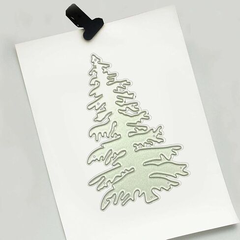 Light Green Christmas Tree Metal Cutting Dies Scrapbooking Stencil Die Cuts Card Embossing DIY Photo Album Template Mold Decoration Die-Cuts in Saudi Arabia