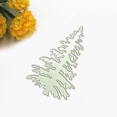 Light Green Christmas Tree Metal Cutting Dies Scrapbooking Stencil Die Cuts Card Embossing DIY Photo Album Template Mold Decoration Die-Cuts in Saudi Arabia