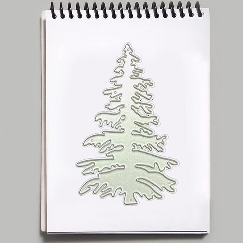 Light Green Christmas Tree Metal Cutting Dies Scrapbooking Stencil Die Cuts Card Embossing DIY Photo Album Template Mold Decoration Die-Cuts in Saudi Arabia