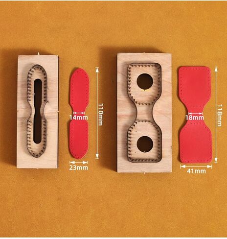 Leather Cutting Die,Leather Keychains Cutting Mold for DIY Leather Crafts (Style1) in Kuwait