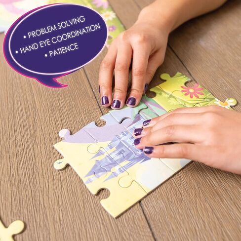 Hapinest 100 Piece Glow-in-The-Dark Dinosaur Jigsaw Puzzle for Kids Boys and Girls Gifts Ages 5 6 7 8 9 10 11 12 Years Old and Up in Kuwait