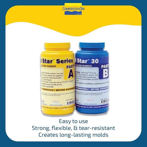 Mold Star 30-1A:1B Mix by Volume Platinum Silicone Rubber - Pint Unit in Kuwait