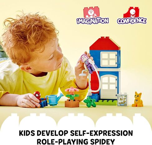 LEGO DUPLO Marvel Spider-Man’s House 10995, Spiderman Toy for Toddlers, Boys, and Girls, Spidey and His Amazing Friends Super Hero Set in Saudi Arabia