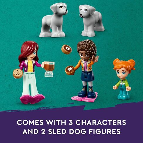 LEGO Friends Igloo Holiday Adventure 41760 Building Toy Set for Ages 8+, with 3 Dolls, 2 Dog Characters, A Winter Themed Gift for Kids 8-10 Who Love Snowy Adventures, Dog Sledding and Pretend Play in Saudi Arabia