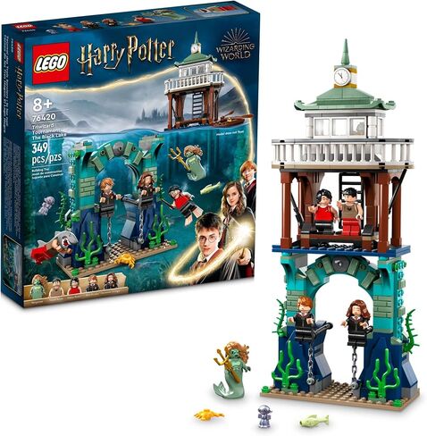 LEGO Harry Potter Triwizard Tournament: The Black Lake Building Toy 76420 - Goblet of Fire Toy Set with Harry, Hermione, and Ron Mini Figures, Magical Collection Set, Great Gift for Kids, Boys & Girls in Saudi Arabia