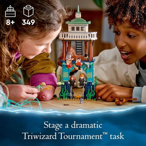 LEGO Harry Potter Triwizard Tournament: The Black Lake Building Toy 76420 - Goblet of Fire Toy Set with Harry, Hermione, and Ron Mini Figures, Magical Collection Set, Great Gift for Kids, Boys & Girls in Saudi Arabia