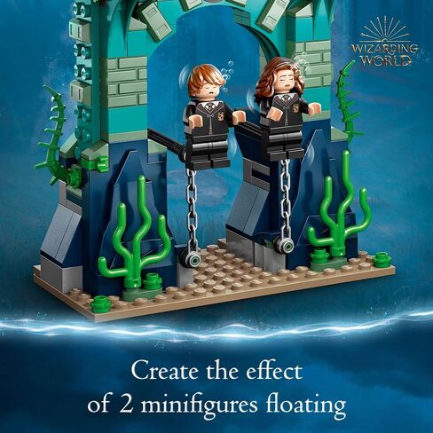 LEGO Harry Potter Triwizard Tournament: The Black Lake Building Toy 76420 - Goblet of Fire Toy Set with Harry, Hermione, and Ron Mini Figures, Magical Collection Set, Great Gift for Kids, Boys & Girls in Saudi Arabia