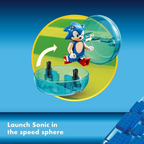 LEGO Sonic The Hedgehog Sonic vs. Dr. Eggman's Death Egg Robot 76993 مجموعة بناء لعبة سونيك للاعبين بعمر 8 سنوات، مع 6 شخصيات صوتية للعب الأدوار الإبداعية، هدية رائعة لعيد الميلاد لمحبي سونيك in Saudi Arabia